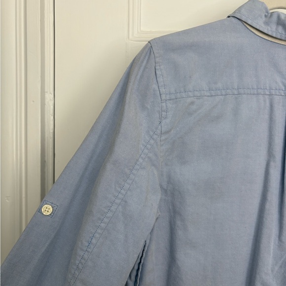 Blue Button-Down Women’s Shirt - Banana Republic - Picture 6 of 8
